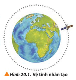 Quỹ đạo của vệ tinh nhân tạo của Trái Đất (Hình 20.1) có hình dạng gì