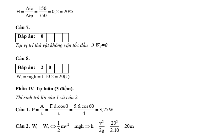 Đề kiểm tra Vật Lí 10 Kết nối tri thức Chương 4 (có lời giải)