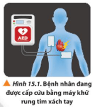 Máy khử rung tim xách tay là thiết bị được các đội y tế thường dùng