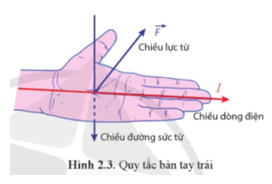 Lý thuyết Vật Lí 12 Cánh diều Bài 2: Lực từ tác dụng lên đoạn dây dẫn mang dòng điện. Cảm ứng từ