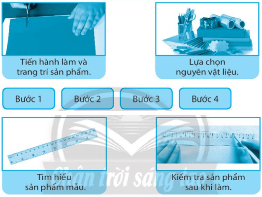 Vở bài tập Công nghệ lớp 3 Chân trời sáng tạo Bài 7: Làm đồ dùng học tập Em làm thước kẻ bằng giấy