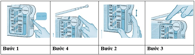 Vở bài tập Công nghệ lớp 3 Kết nối tri thức Bài 4: Sử dụng máy thu thanh