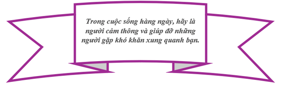 Vở bài tập Đạo đức lớp 4 Chân trời sáng tạo Bài 3: Em cảm thông, giúp đỡ người gặp khó khăn