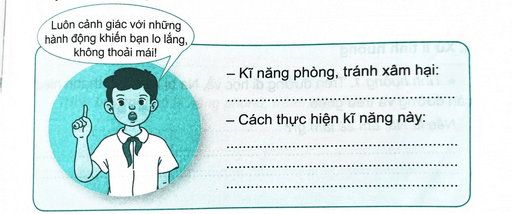 Vở bài tập Đạo đức lớp 5 Chân trời sáng tạo Bài 11: Em chủ động phòng, tránh xâm hại