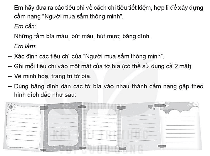 Vở bài tập Hoạt động trải nghiệm lớp 4 Kết nối tri thức trang 40, 41 Tuần 20: Chi tiêu tiết kiệm trong gia đình - mua sắm thông minh