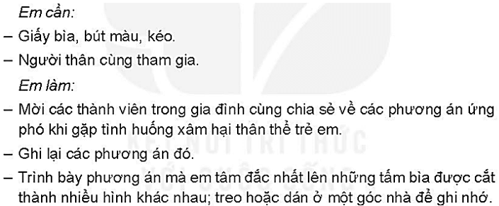 Vở bài tập Hoạt động trải nghiệm lớp 4 Kết nối tri thức trang 45, 46 Tuần 22: Hành vi xâm hại thân thể - phòng tránh bị xâm hại