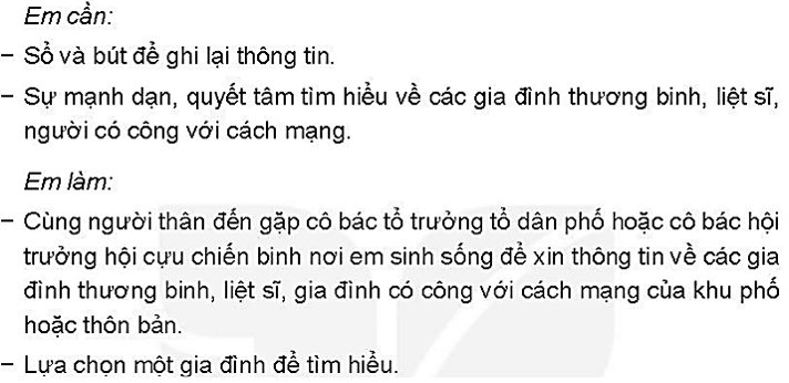 Vở bài tập Hoạt động trải nghiệm lớp 4 Kết nối tri thức trang 55, 56 Tuần 26: Đền ơn đáp nghĩa - uống nước nhớ nguồn