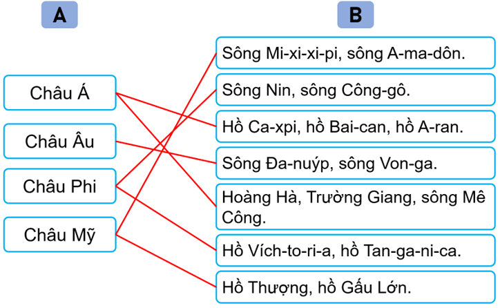 Vở bài tập Lịch Sử và Địa Lí lớp 5 Kết nối tri thức Bài 22: Các châu lục và đại dương trên thế giới