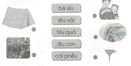 Vở bài tập Tiếng Việt lớp 1 trang 11 Bài 108: êu, iu | Cánh diều