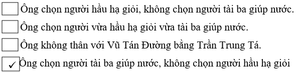 Một người chính trực trang 23, 24 Vở bài tập Tiếng Việt lớp 4 Cánh diều Tập 1