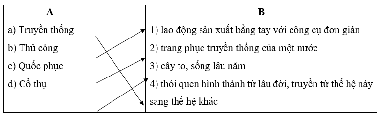 Làng lụa Vạn Phúc trang 45 Vở bài tập Tiếng Việt lớp 4 Cánh diều Tập 1
