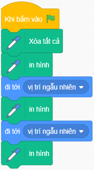 Vở bài tập Tin học lớp 5 Cánh diều Bài 2: Thực hành tạo chương trình về hình đơn giản