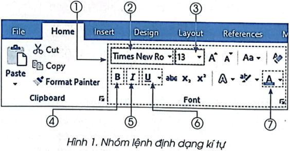 Vở bài tập Tin học lớp 5 Cánh diều Bài 4: Định dạng kí tự