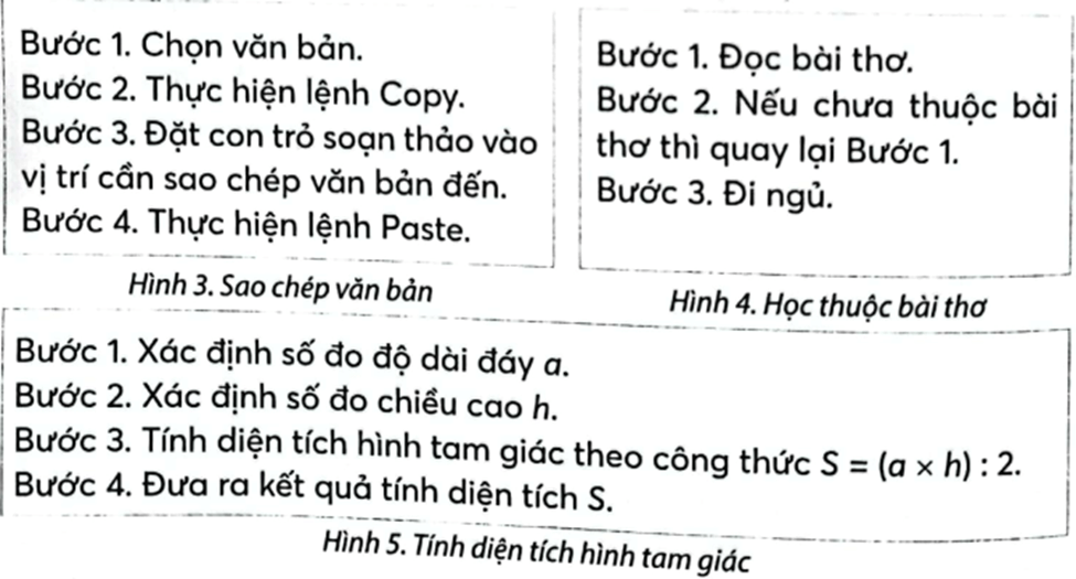 Vở bài tập Tin học lớp 5 Chân trời sáng tạo Bài 9: Cấu trúc tuần tự