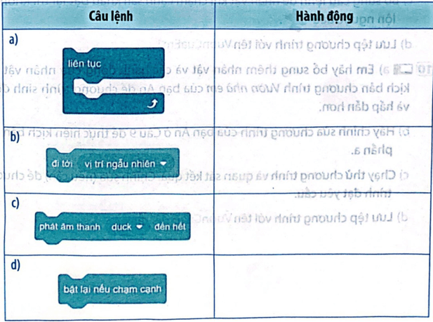 Vở bài tập Tin học lớp 5 Kết nối tri thức Bài 16: Từ kịch bản đến chương trình