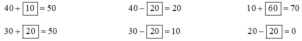 Vở bài tập Toán lớp 1 trang 43 Bài 59: Cộng trừ các số tròn chục | Cánh diều