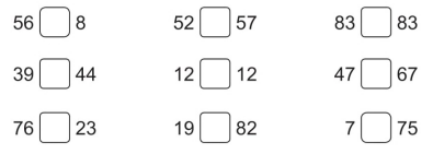 Vở bài tập Toán lớp 1 trang 71, 72 Bài 73: Ôn tập các số trong phạm vi 100 | Cánh diều