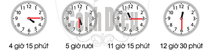 Vở bài tập Toán lớp 2 Cánh diều Bài 68: Giờ - Phút (trang 34)