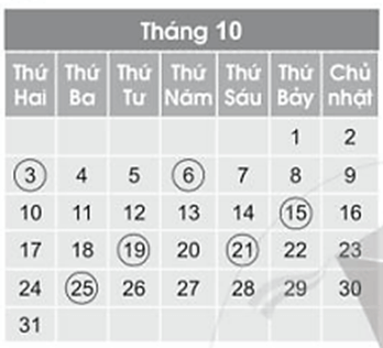 Vở bài tập Toán lớp 2 Cánh diều Bài 69: Ngày - Tháng (trang 36)