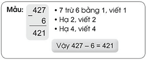 Vở bài tập Toán lớp 2 Cánh diều Bài 80: Phép trừ (không nhớ) trong phạm vi 1000 (trang 60)