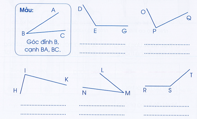 Vở bài tập Toán lớp 3 Cánh diều trang 94, 95 Bài 48: Góc vuông, góc không vuông