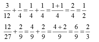 Vở bài tập Toán lớp 4 Cánh diều Bài 76: Cộng các phân số khác mẫu số