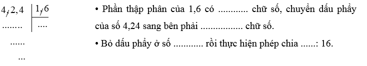 Vở bài tập Toán lớp 5 Chân trời sáng tạo Bài 40: Chia một số thập phân cho một số thập phân