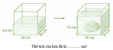 Vở bài tập Toán lớp 5 Chân trời sáng tạo Bài 73: Thể tích hình hộp chữ nhật