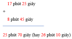 Vở bài tập Toán lớp 5 Chân trời sáng tạo Bài 78: Cộng số đo thời gian