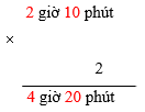 Vở bài tập Toán lớp 5 Chân trời sáng tạo Bài 80: Nhân số đo thời gian