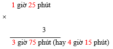 Vở bài tập Toán lớp 5 Chân trời sáng tạo Bài 80: Nhân số đo thời gian