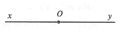 Hai tia chung gốc Ox và Oy tạo thành đường thẳng xy được gọi là hai tia