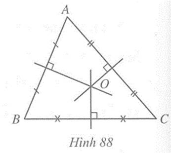 Trong một tam giác đường trung trực của mỗi ……… được gọi là đường trung trực của tam giác