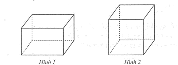 Hình hộp chữ nhật (Hình 1) có: …. mặt, ….. cạnh, ….. đỉnh, …. đường chéo