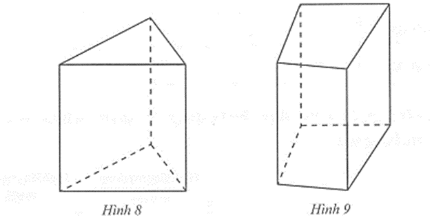 Quan sát Hình 8, Hình 9 và điền số thích hợp vào chỗ chấm (……) trong bảng sau