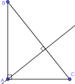 Cho tam giác ABC. Vẽ trực tâm H của tam giác ABC và nhận xét vị trí