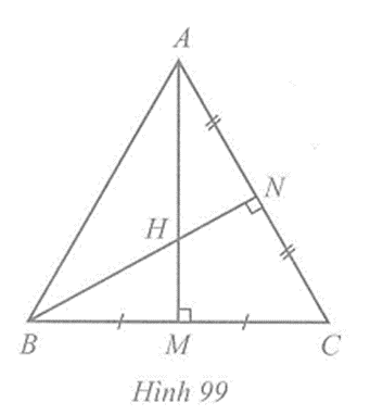 Cho tam giác ABC có trực tâm H cũng là trọng tâm của tam giác. Chứng minh tam giác ABC đều