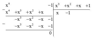 Cho P(x) = x^3 + x^2 + x + 1 và Q(x) = x^4 – 1  (ảnh 678)