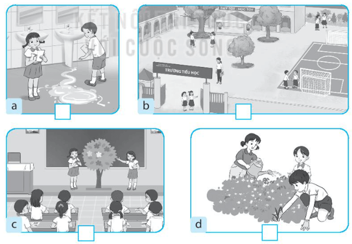 Vở bài tập Tự nhiên xã hội lớp 3 trang 22, 23 Bài 7: Giữ an toàn và vệ sinh ở trường | Kết nối tri thức (ảnh 1)