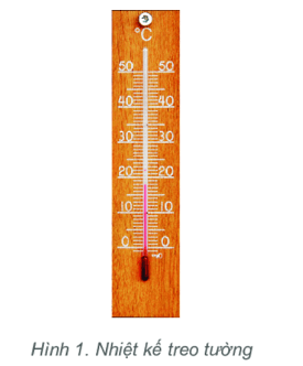 Em hãy đọc giá trị nhiệt độ không khí hiển thị trên nhiệt kế