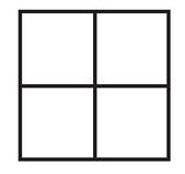 Hãy đếm xem trong hình bên có bao nhiêu hình vuông, bao nhiêu hình chữ nhật.