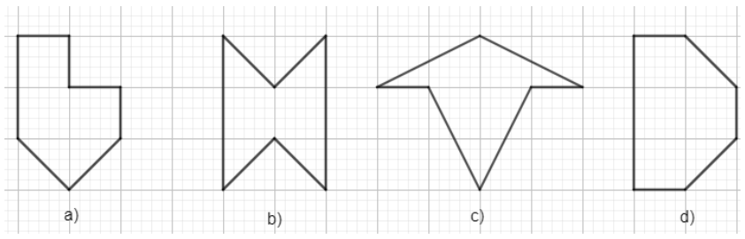 Trong các hình dưới đây hình nào có trục đối xứng, hình nào có tâm đối xứng?