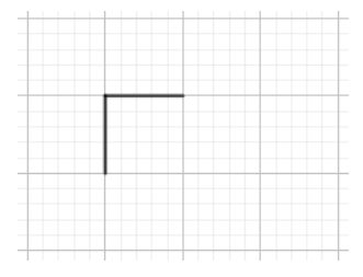 Hình bên dưới là một đường gấp khúc có độ dài bằng 2 đơn vị