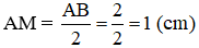 Cho hai điểm phân biệt A và B cùng nằm trên tia Ox sao cho OA = 4 cm, OB = 6 cm