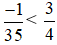 Phân số  3/4 lớn hơn phân số nào trong các phân số sau: