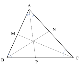Vẽ ba tam giác nhọn, tù, vuông và với mỗi tam giác, vẽ ba đường phân giác của chúng
