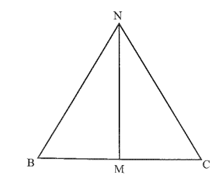 Cho M là trung điểm đoạn thẳng BC, N là điểm khác M sao cho NB = NC