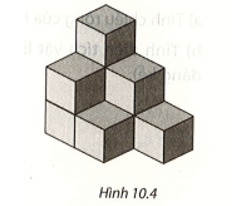 Có bao nhiêu hình lập phương nhỏ trong Hình 10.4