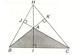 Gọi H là giao điểm của ba đường cao của tam giác ABC