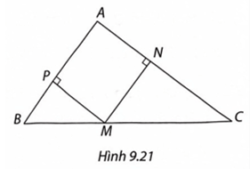 Cho tam giác ABC có AB = 6 cm, AC = 8 cm, BC = 10 cm. Cho điểm M nằm trên cạnh